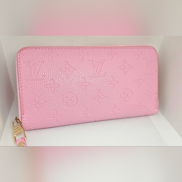 Monogram Pink Wallet - Picture 1 of 7
